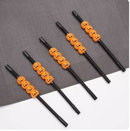 Halloween plastic straws - Mubimart -  