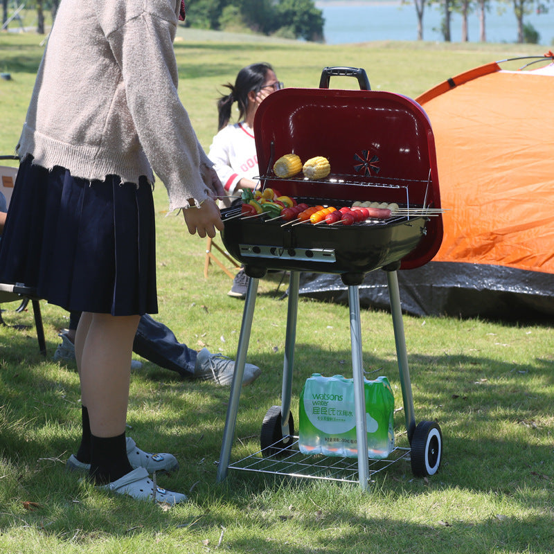 Hamburg Outdoor Grill Camping Courtyard - Mubimart - Outdoor grills 