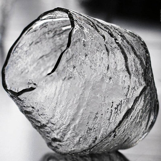 Hammered Glass Creative Whiskey Glass - Mubimart