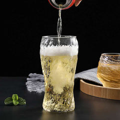 Hammered Glass Creative Whiskey Glass - Mubimart -  