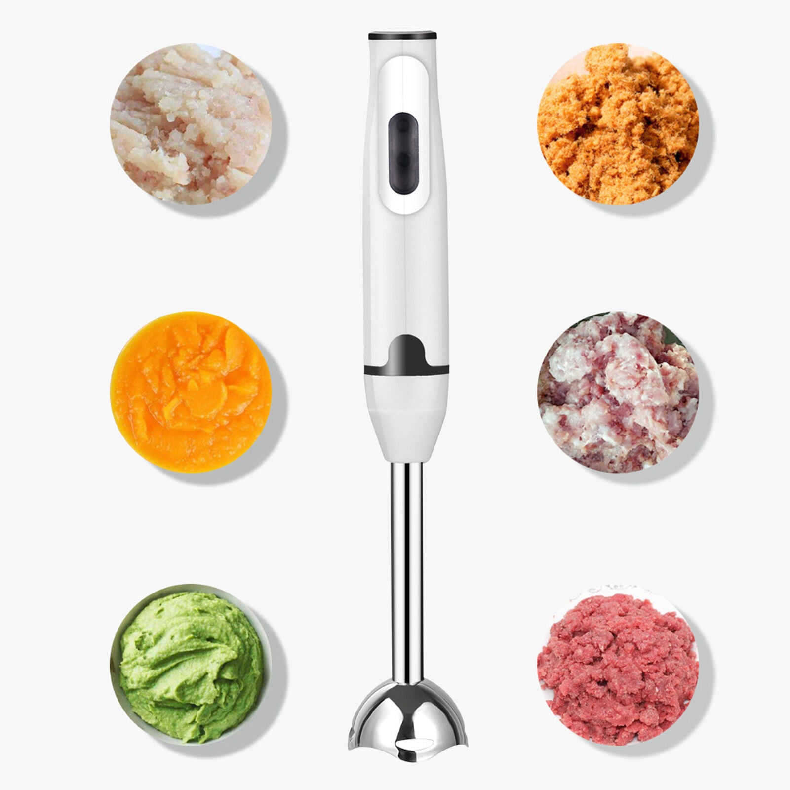 Hand Blender 400W Electric Stick Blender Curry Puree Food Mixer And Liquidiser - Mubimart -  