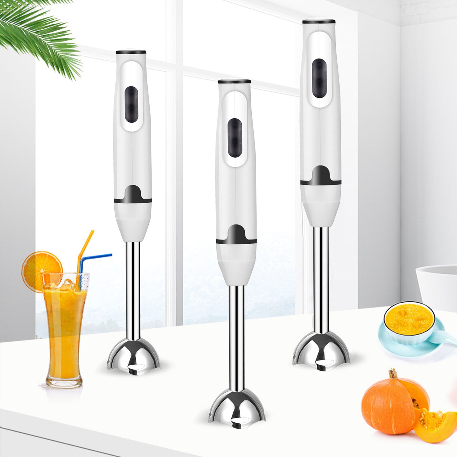 Hand Blender 400W Electric Stick Blender Curry Puree Food Mixer And Liquidiser - Mubimart -  