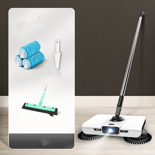 Hand Push Sweeper Broom Wiper, Mopping - Mubimart