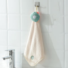 Hand Towels Can Be Hung Cartoon Absorbent Towels Bathroom Housework Cleaning - Mubimart -  