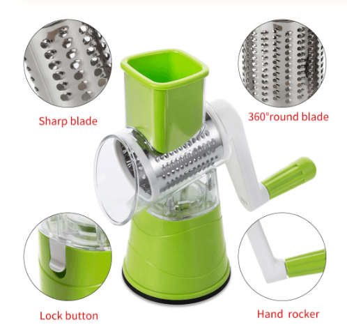 Hand drum rotary grater - Mubimart