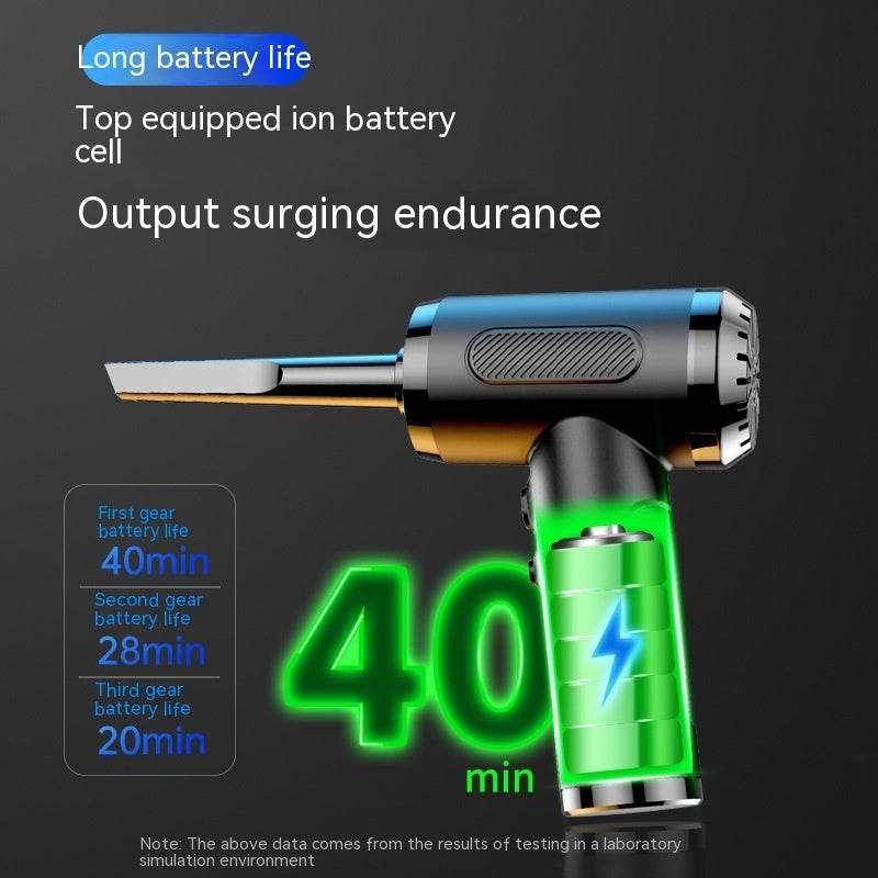 Hand-held High-power Computer Case Wireless Blowing Vacuum Cleaner - Mubimart