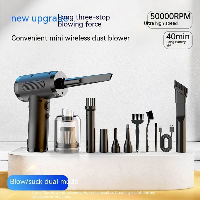 Hand-held High-power Computer Case Wireless Blowing Vacuum Cleaner - Mubimart