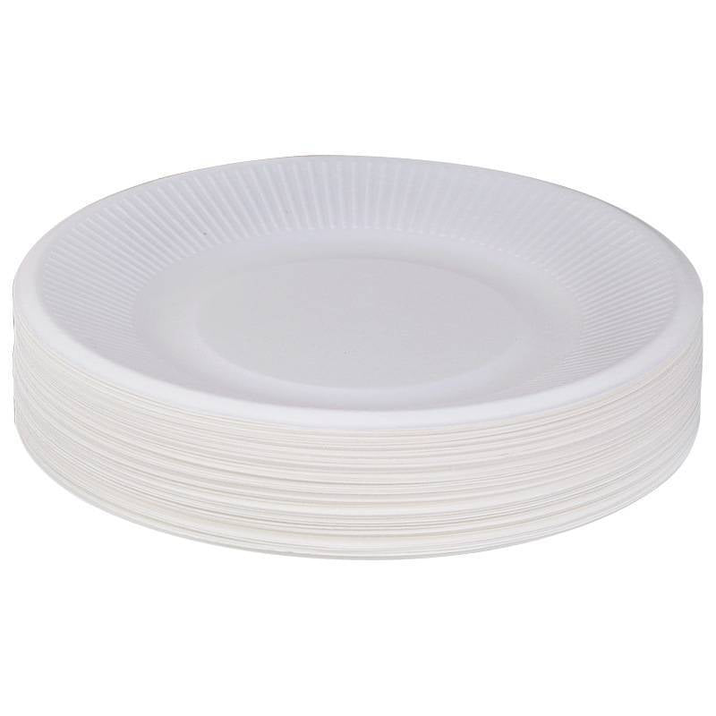 Hand-painted 50 Thick Cake Plates On Disposable Paper Plates - Mubimart -  