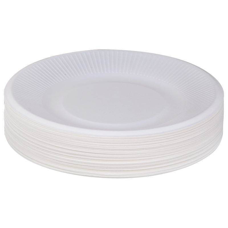 Hand-painted 50 Thick Cake Plates On Disposable Paper Plates - Mubimart