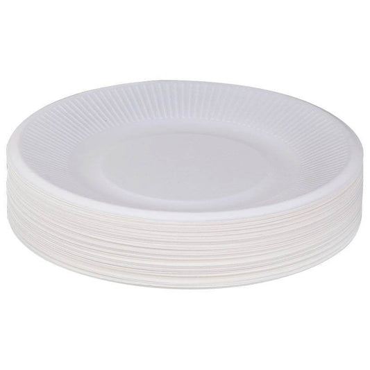 Hand-painted 50 Thick Cake Plates On Disposable Paper Plates - Mubimart