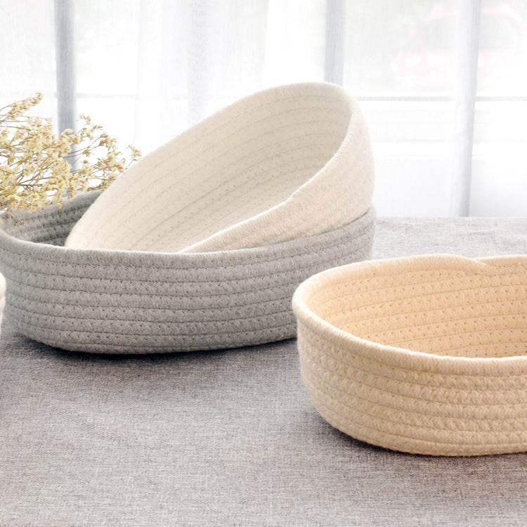 Hand-woven basket bed - Mubimart