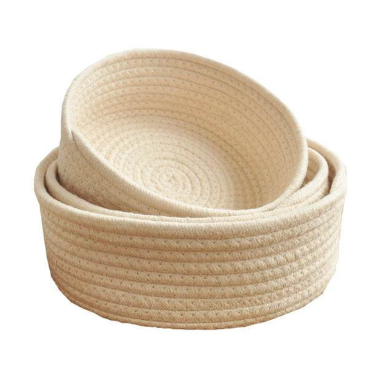 Hand-woven basket bed - Mubimart