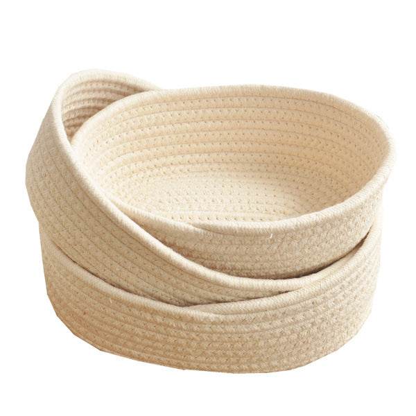 Hand-woven basket bed - Mubimart