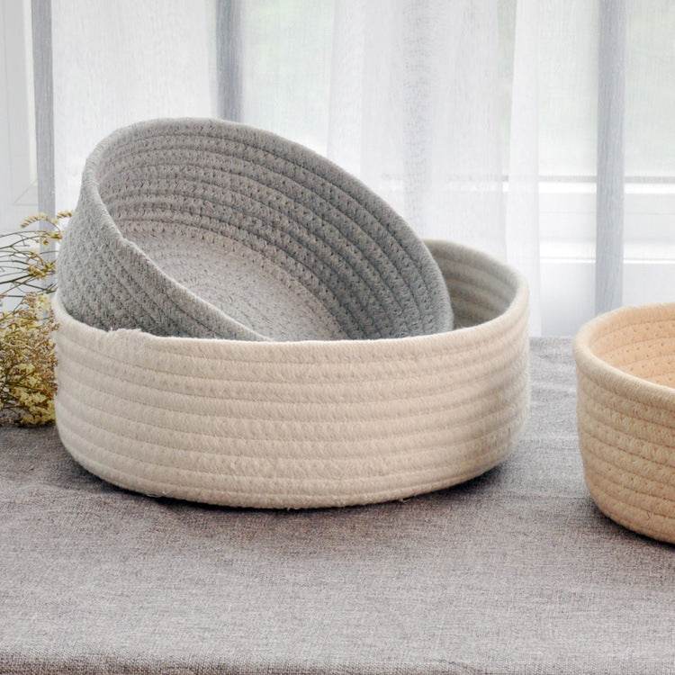 Hand-woven basket bed - Mubimart