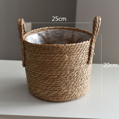 Hand-woven flower basket - Mubimart -  