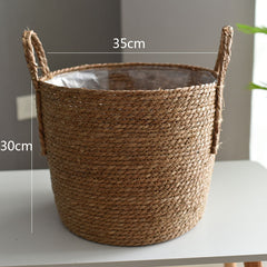 Hand-woven flower basket - Mubimart -  