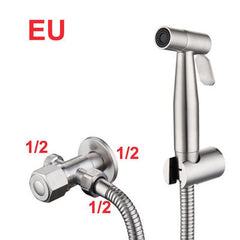 Handheld Bidet Toilet Sprayer, Stainless Steel Bathroom Pot - Mubimart -  