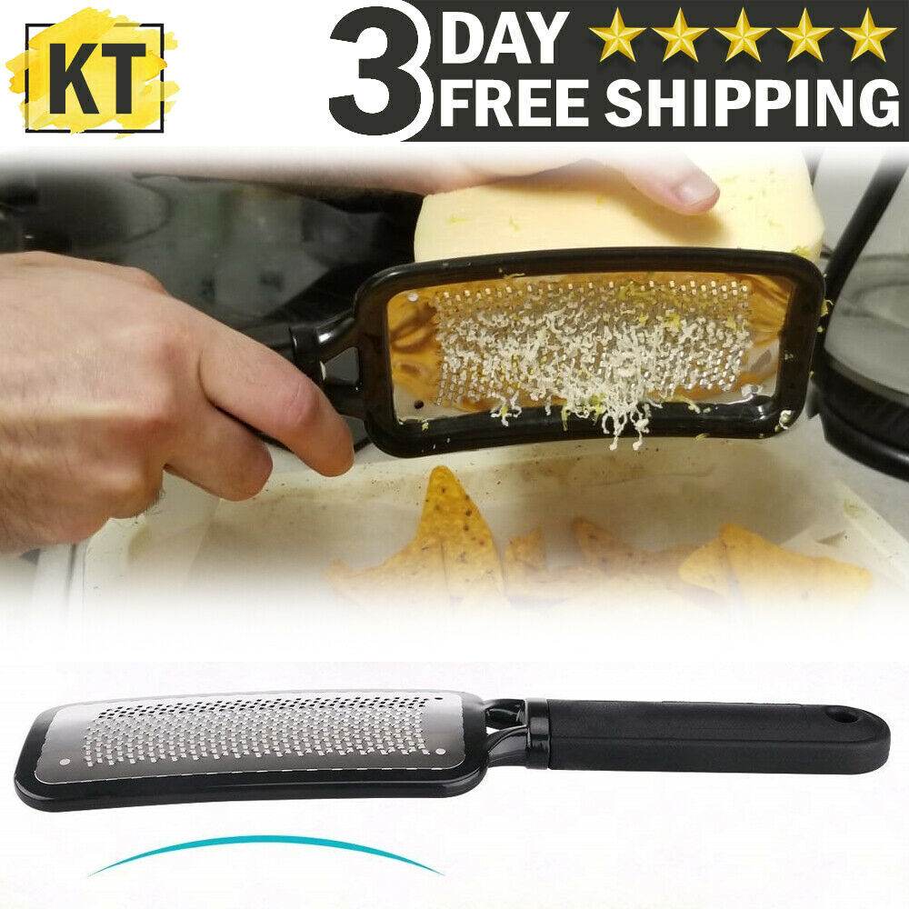 Handheld Cheese Grater Lemon Zester Ginger Fine Shredder Scraper Rasp File Tool - Mubimart