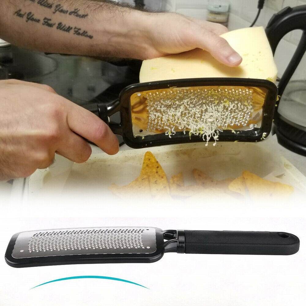 Handheld Cheese Grater Lemon Zester Ginger Fine Shredder Scraper Rasp File Tool - Mubimart