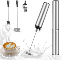 Handheld Electric Small Household Cream Baking Milk Frother Egg Beater Coffee Stirring Milk Frother Automatic Egg Beater - Mubimart - Milk frother 