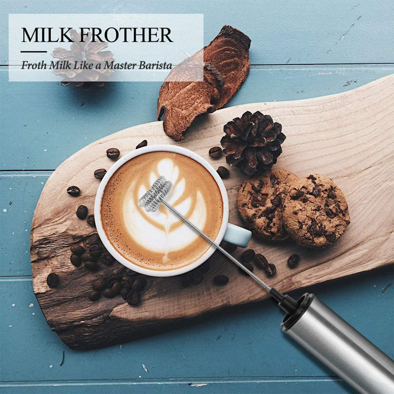 Handheld Electric Small Household Cream Baking Milk Frother Egg Beater Coffee Stirring Milk Frother Automatic Egg Beater - Mubimart -  