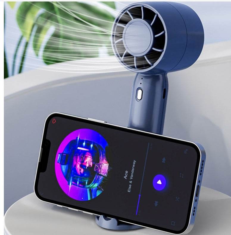 Handheld Fan Mini Fan Personal Portable USB Rechargeable Adjustable Desk Table Fan For Kids Girls Women Men Home Office Indoor Office Outdoor Travel - Mubimart