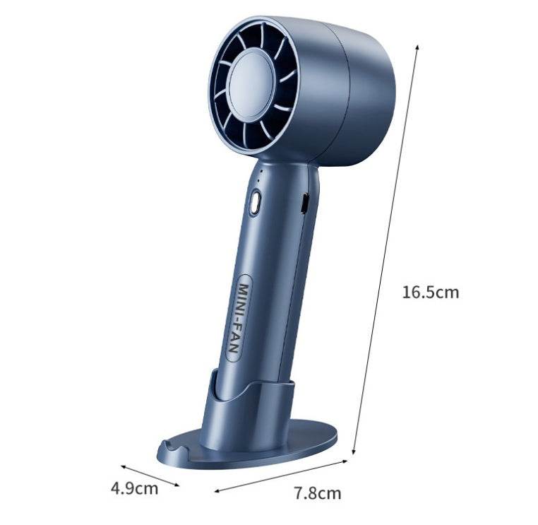 Handheld Fan Mini Fan Personal Portable USB Rechargeable Adjustable Desk Table Fan For Kids Girls Women Men Home Office Indoor Office Outdoor Travel - Mubimart