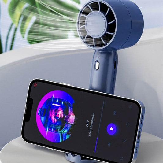 Handheld Fan Mini Fan Personal Portable USB Rechargeable Adjustable Desk Table Fan For Kids Girls Women Men Home Office Indoor Office Outdoor Travel - Mubimart