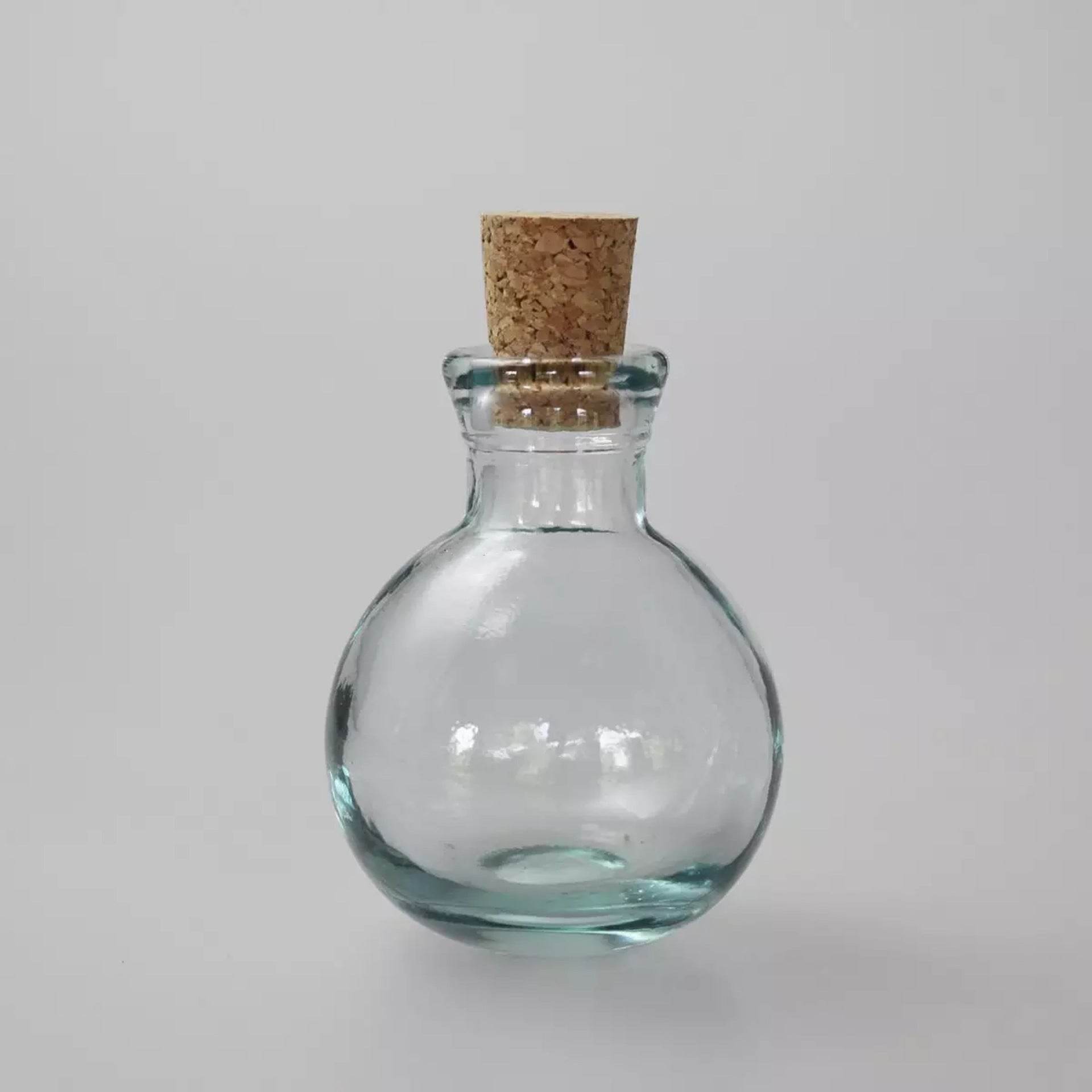 Handmade Glass Sealed Jar Cork Storage Jar - Mubimart