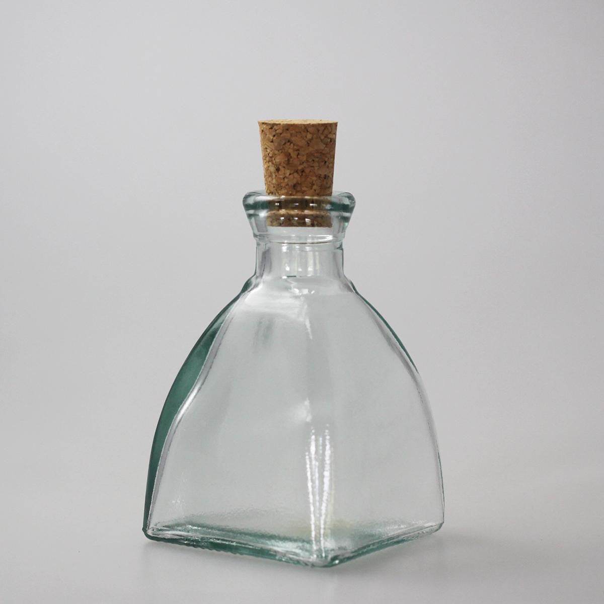 Handmade Glass Sealed Jar Cork Storage Jar - Mubimart