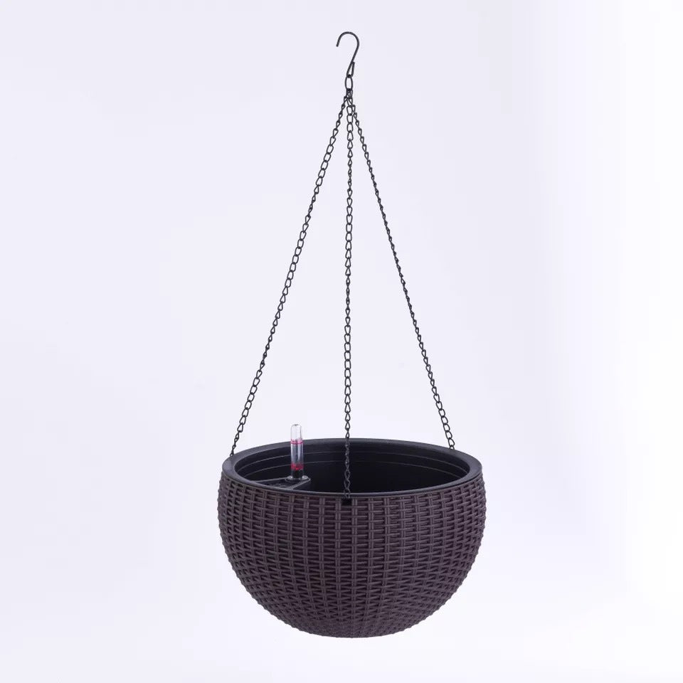 Hanging Basket Flower Pot Automatic Water Absorption Plastic Creative - Mubimart -  