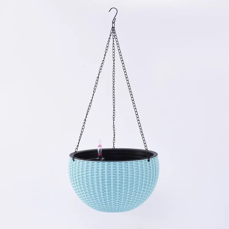 Hanging Basket Flower Pot Automatic Water Absorption Plastic Creative - Mubimart -  