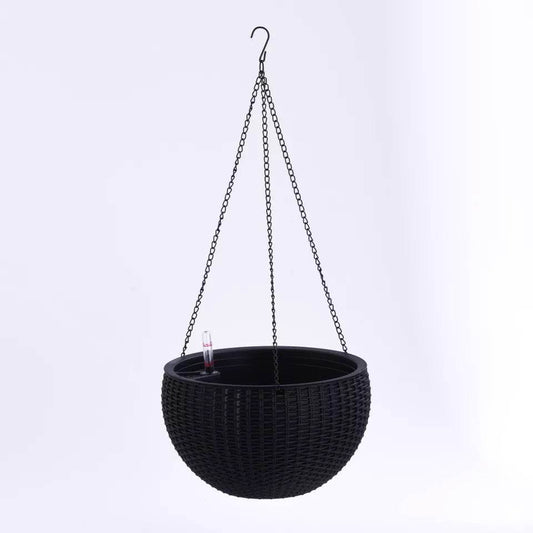 Hanging Basket Flower Pot Automatic Water Absorption Plastic Creative - Mubimart