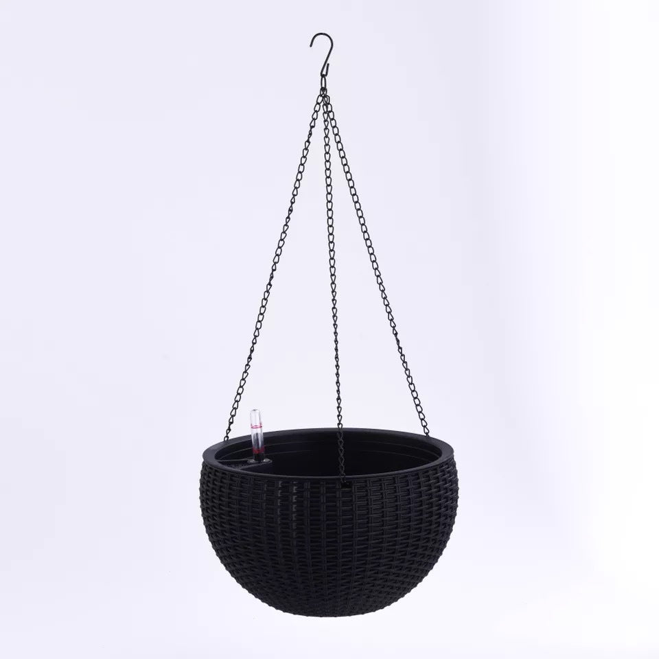 Hanging Basket Flower Pot Automatic Water Absorption Plastic Creative - Mubimart -  