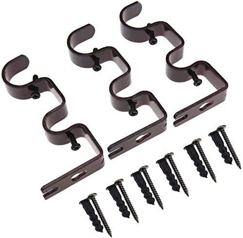 Hanging Black Curtain Double Rod Integrated Curtain Accessories Frame Base Support Frame Double Rod Bracket - Mubimart
