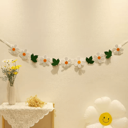 Happy Birthday Pull Flag Party Supplies Decoration Photo Props Scene Layout - Mubimart