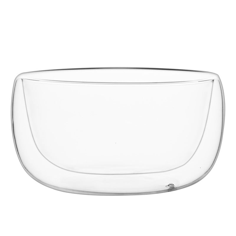 Heat Resistant Household Japanese Double-layer Glass Bowl - Mubimart -  