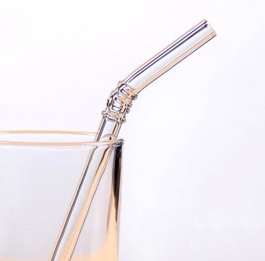 Heat-Resistant Xingke Glass Straws Creative Color High Borosilicate Drop Resistant And Durable Art Straws Juice Milk Tea Milk Bar - Mubimart