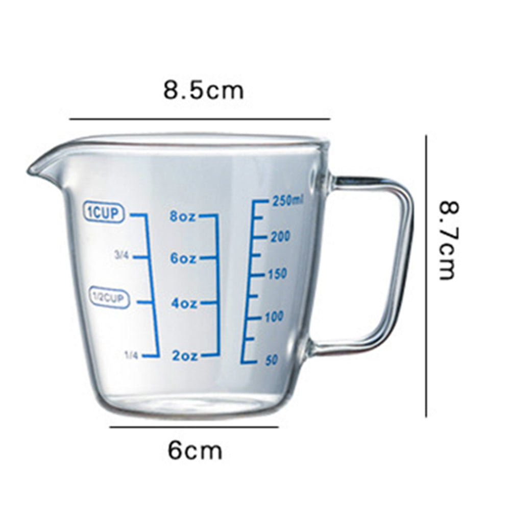 Heat-resistant High Borosilicate Glass Measuring Cup - Mubimart - Measuring Cup 