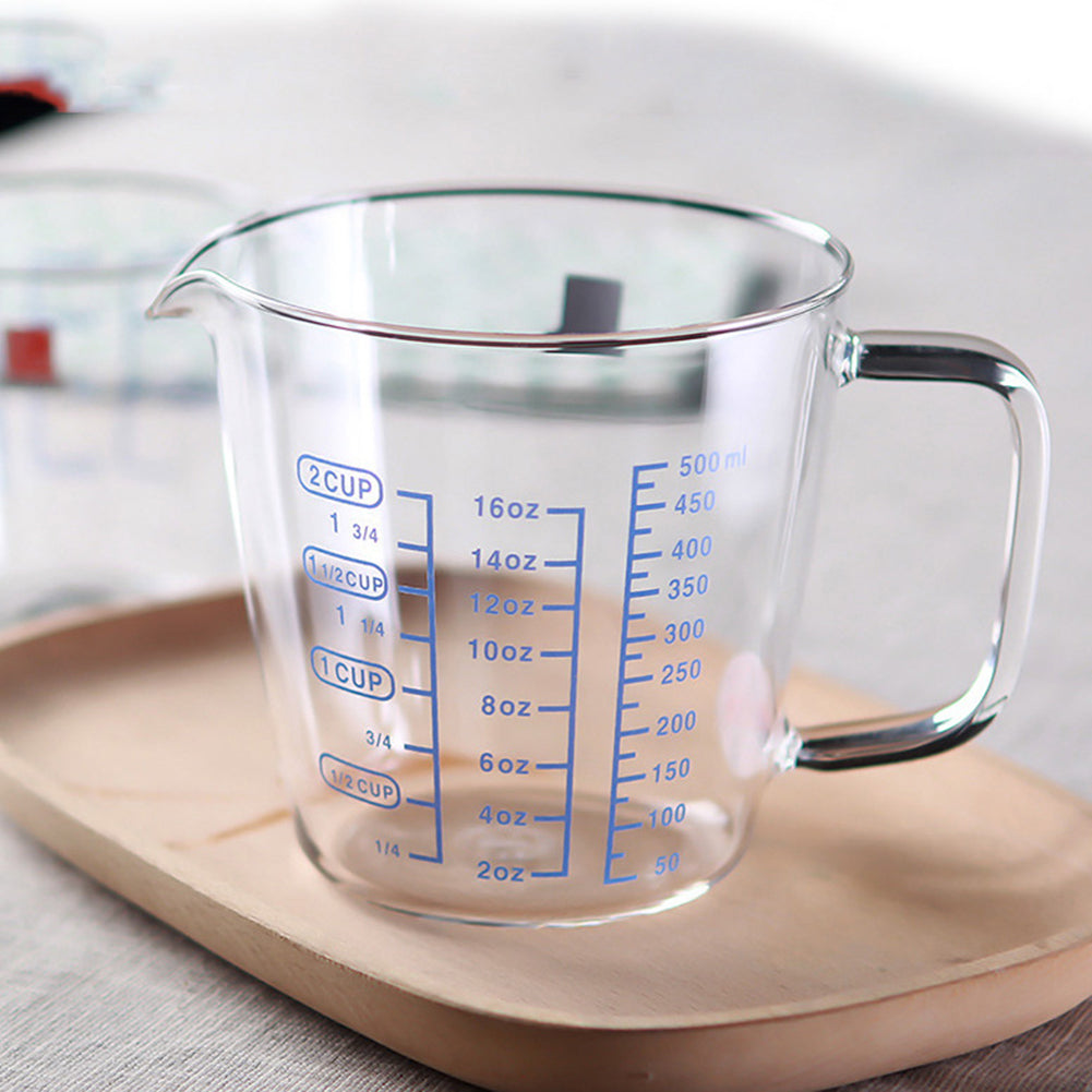 Heat-resistant High Borosilicate Glass Measuring Cup - Mubimart -  