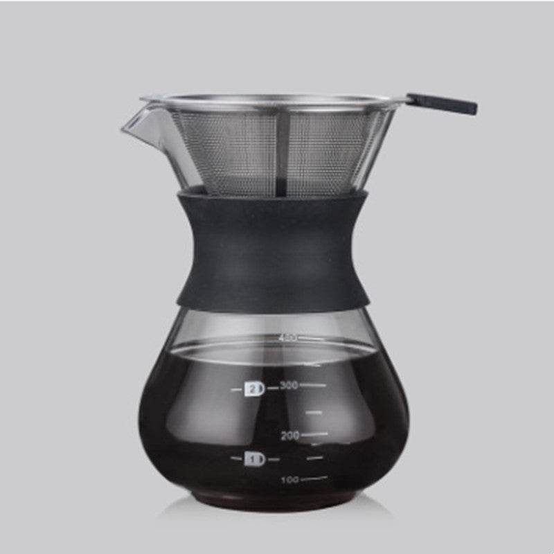 Heat-resistant glass hand coffee maker - Mubimart