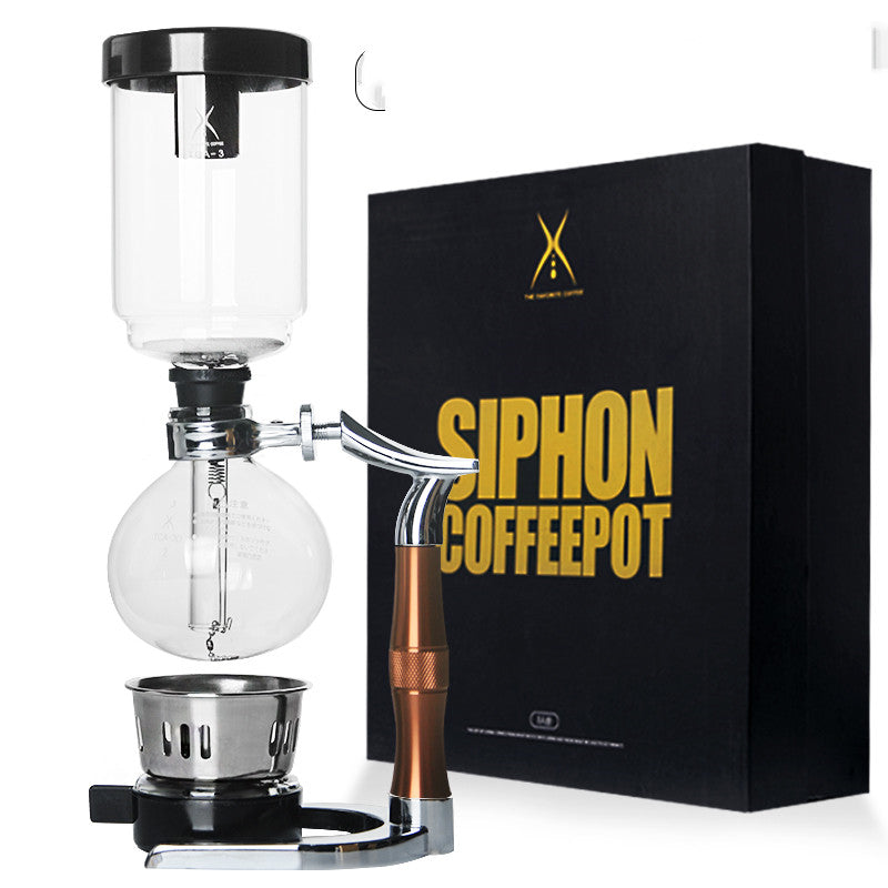 Heated Glass Siphon Coffee Maker Set - Mubimart -  