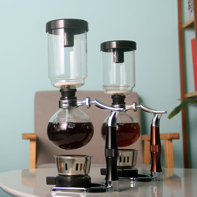 Heated Glass Siphon Coffee Maker Set - Mubimart - Coffee maker 