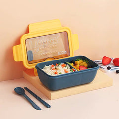 Heated Partitioned Bento Box Student Japanese Lunch Box - Mubimart -  