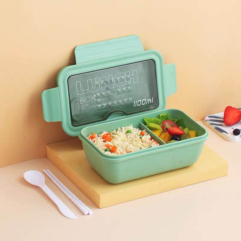 Heated Partitioned Bento Box Student Japanese Lunch Box - Mubimart