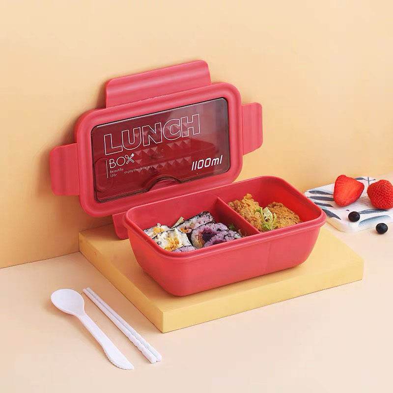 Heated Partitioned Bento Box Student Japanese Lunch Box - Mubimart