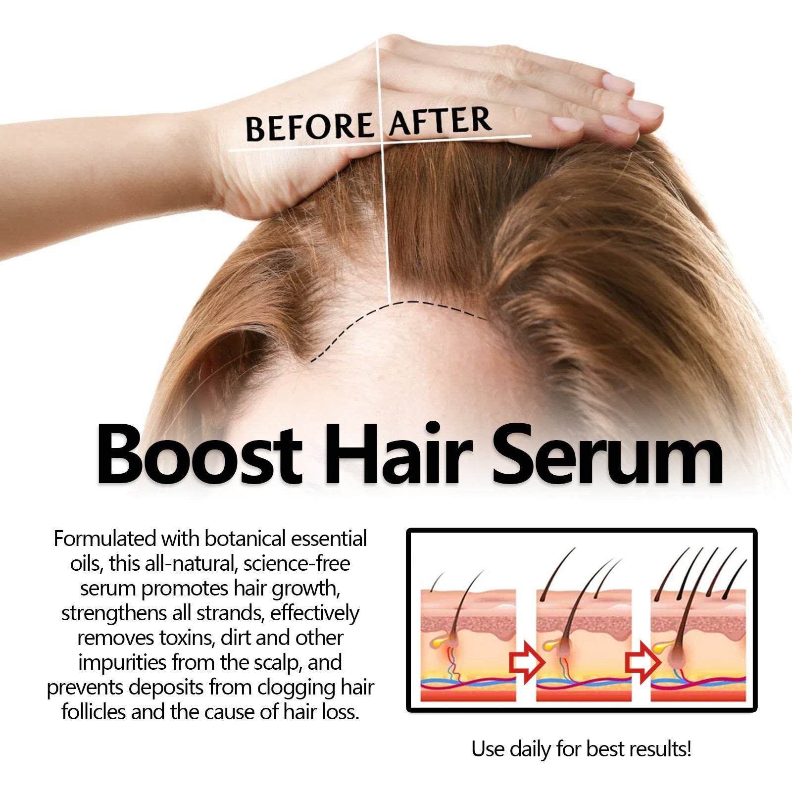 Herbal Hair Care Solution Anti-hair Loss And Strong - Mubimart