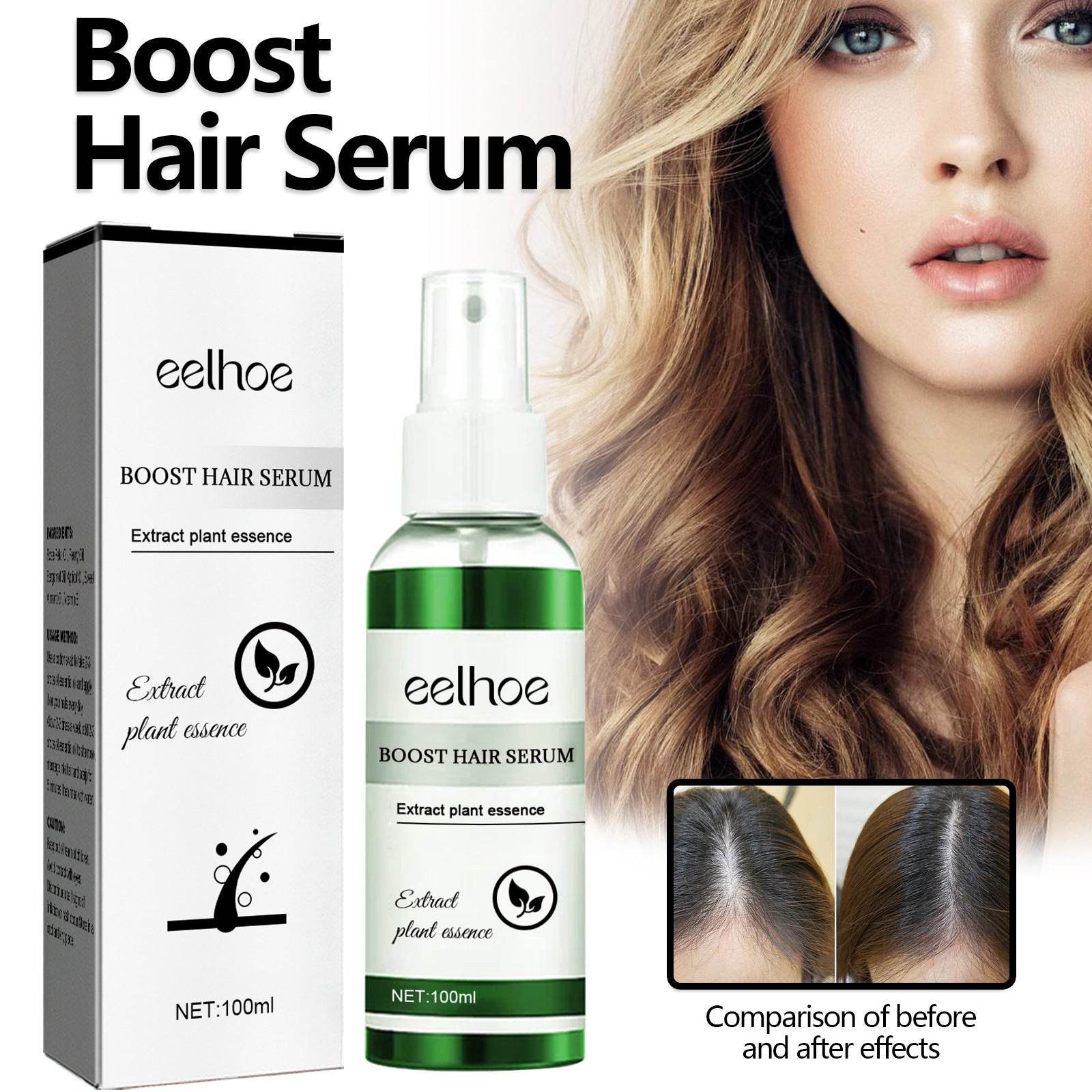 Herbal Hair Care Solution Anti-hair Loss And Strong - Mubimart