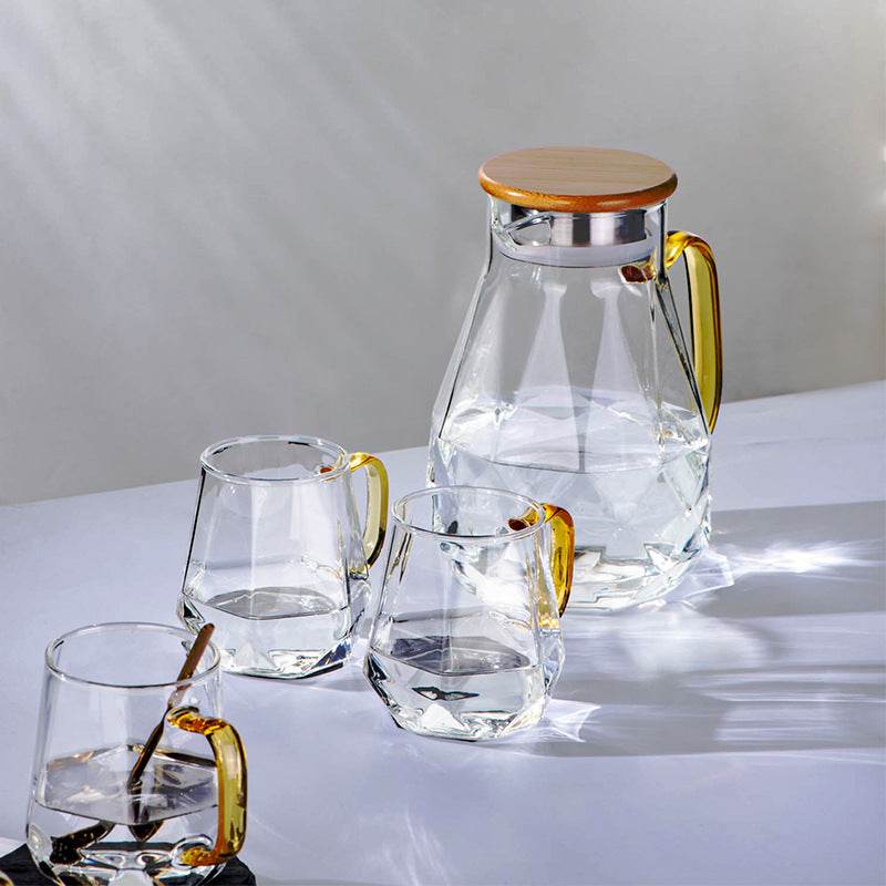 High Borosilicate Thickened Glass Water Bottle - Mubimart