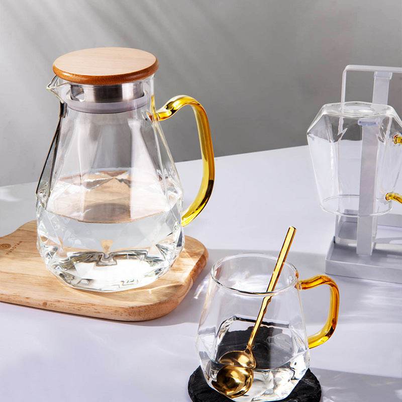 High Borosilicate Thickened Glass Water Bottle - Mubimart